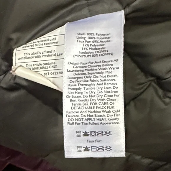 Eddie Bauer women's small dark purple Weatheredge down parka jacket EB650 - Picture 6 of 13